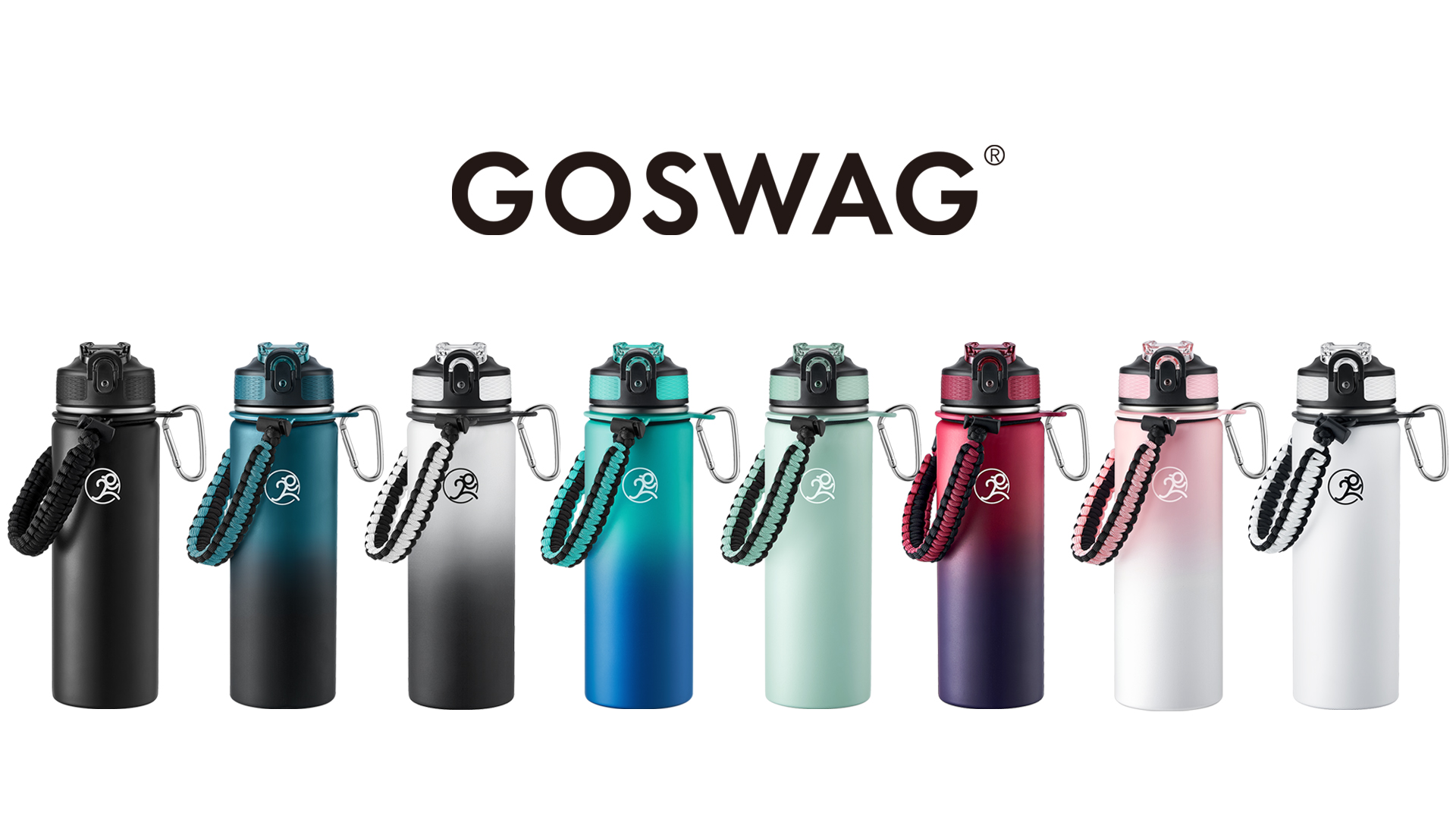 Amazon.com: GOSWAG 24oz Insulated Stainless Steel Travel Water